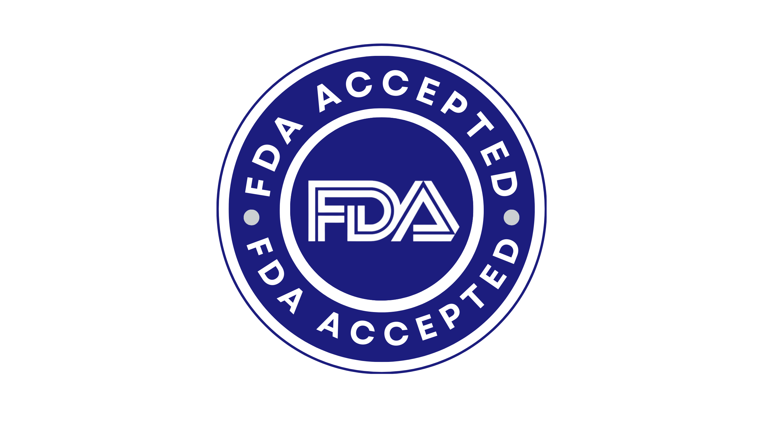 Tennant BioModulator FDA accepted badge for drug-free pain relief technology