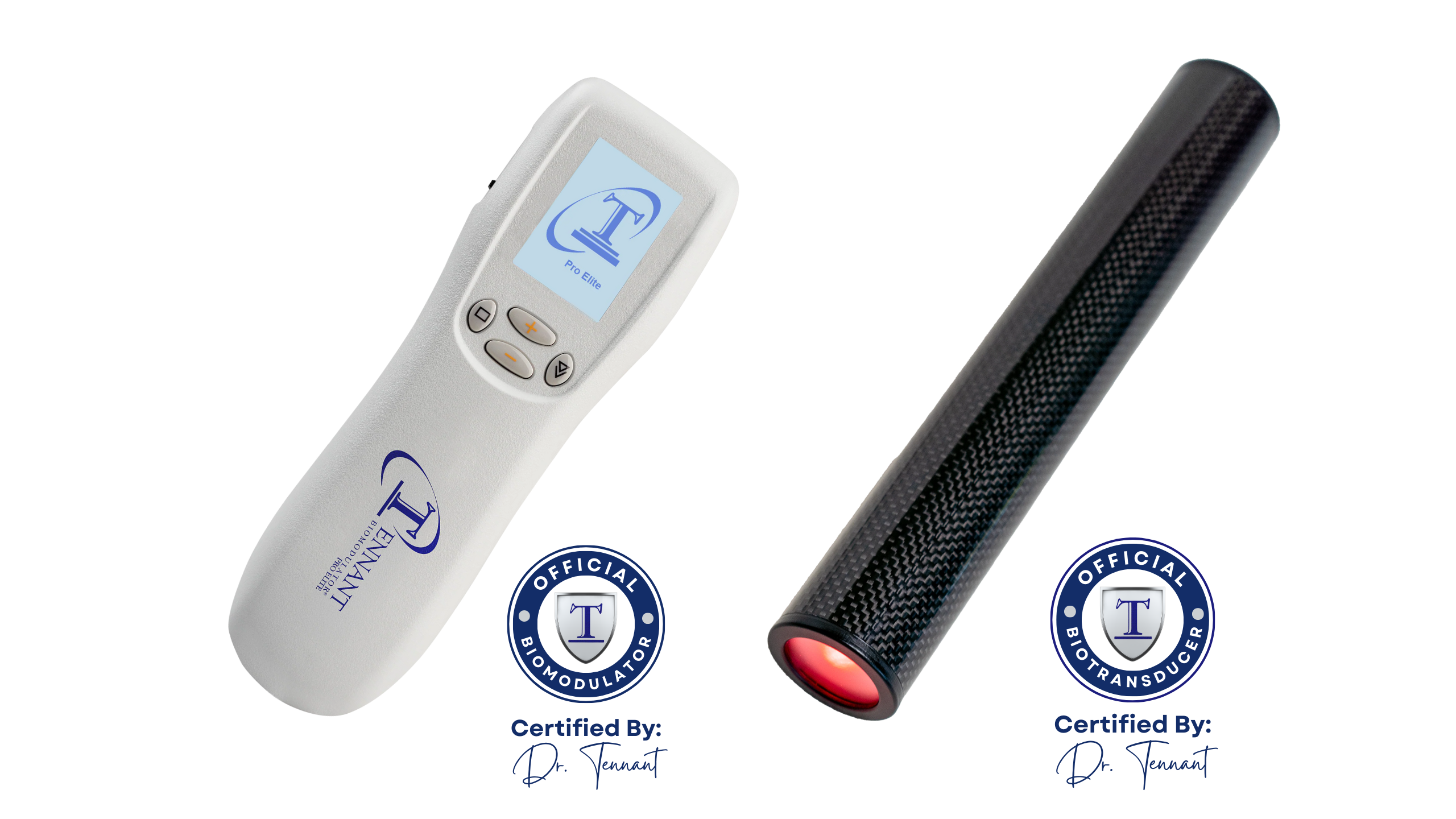 Tennant BioModulator and Tennant BioTransducer certified devices for natural healing and pain relief