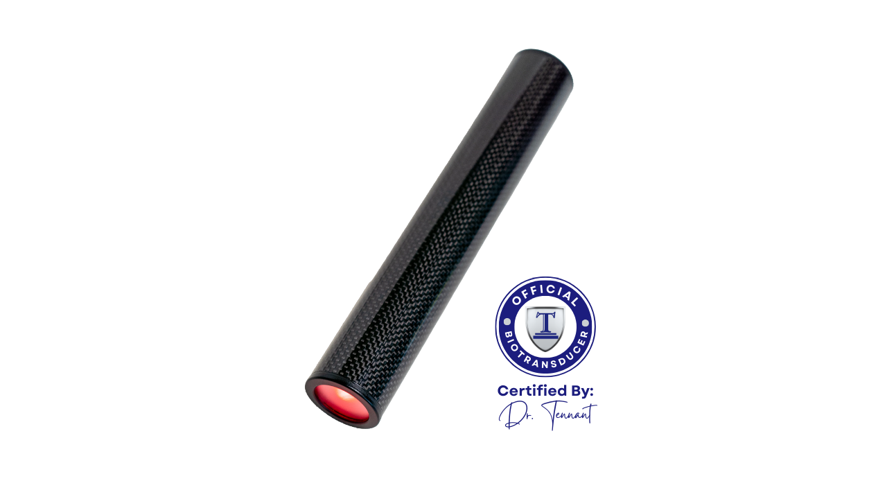 Tennant BioTransducer scalar energy wellness device certified by Dr. Tennant