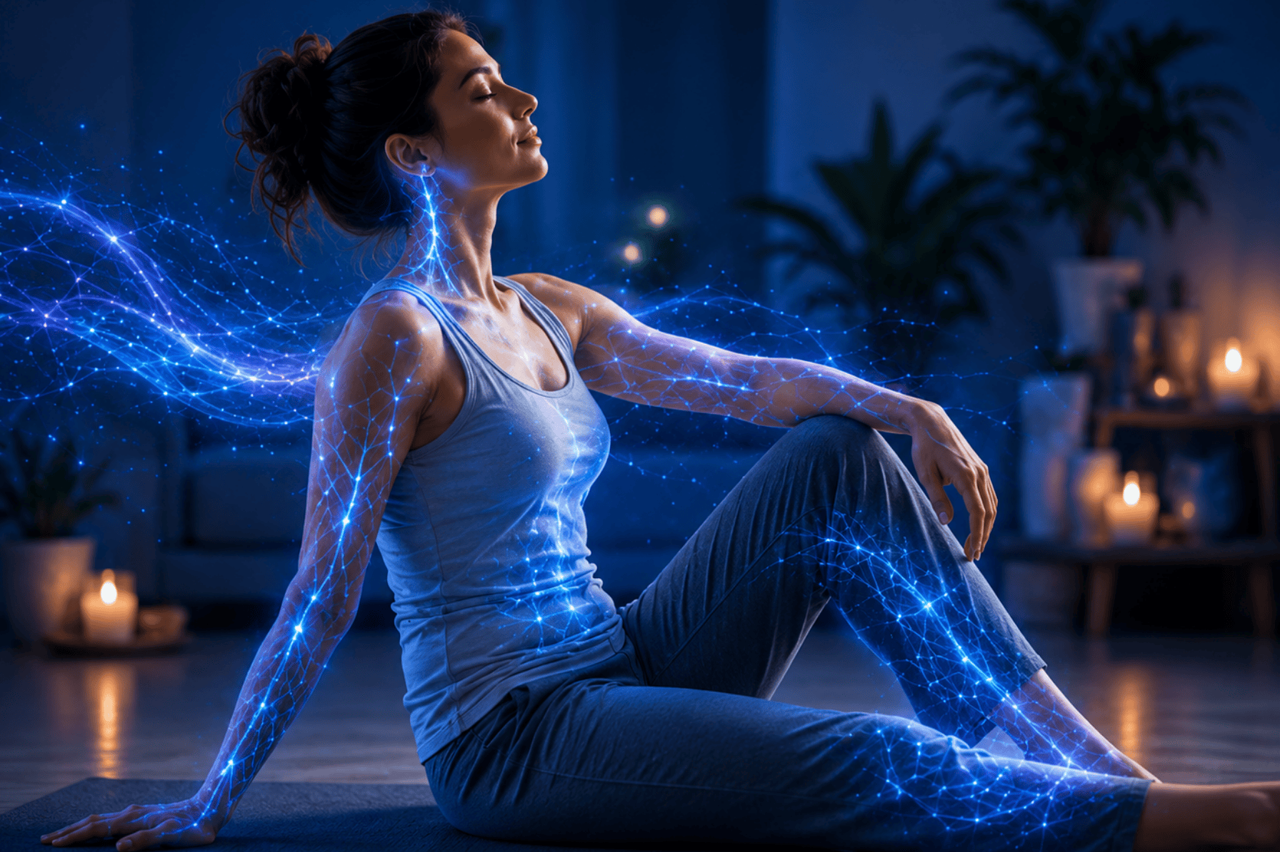 Visual representing inflammation, tissue response and communication throughout the body