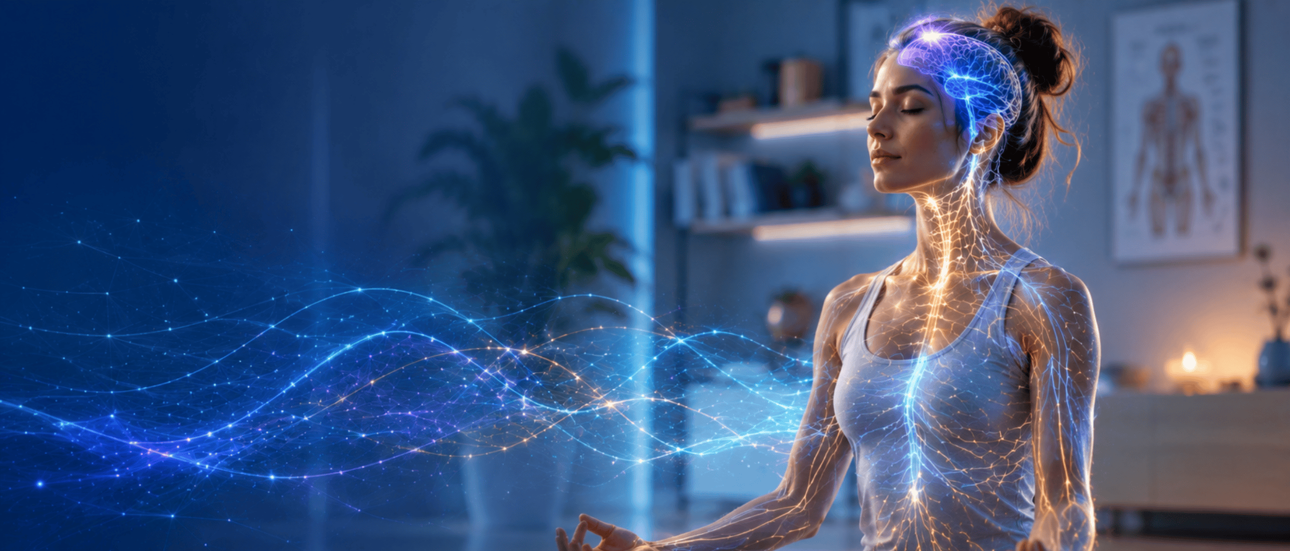 Person exploring nervous system support