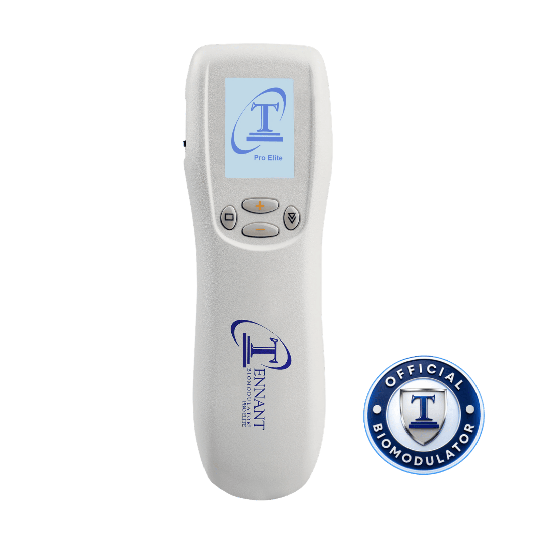 Official current-generation Tennant BioModulator with certification badge